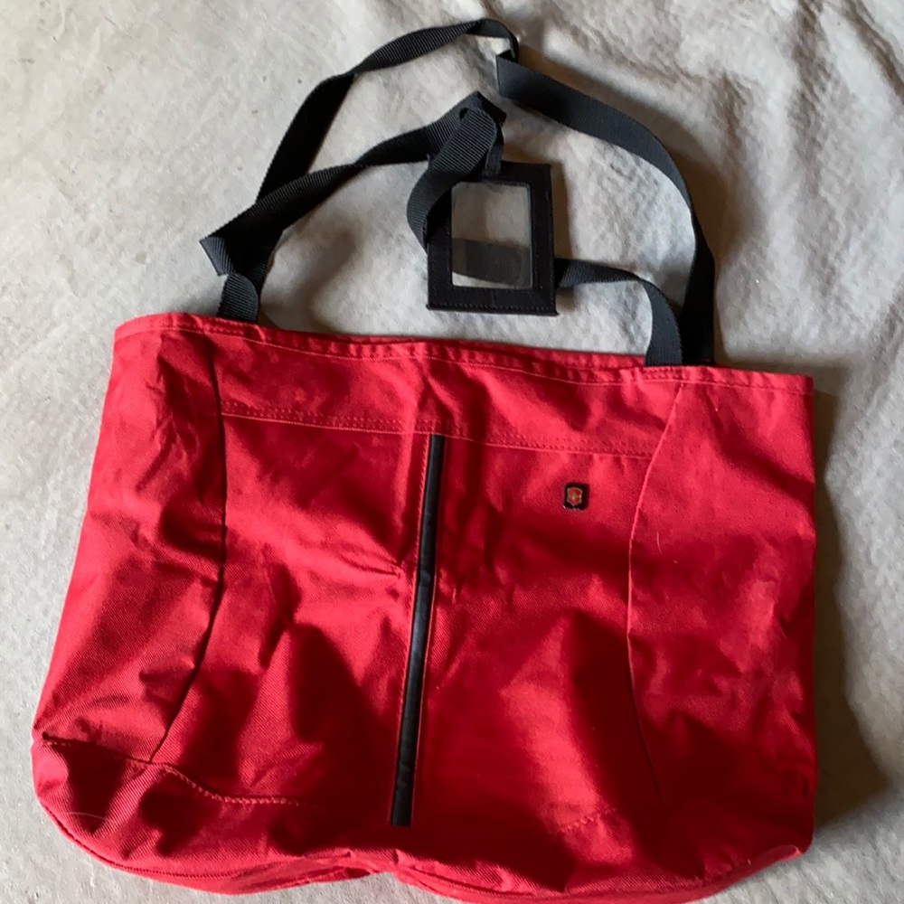 Victorinox Swiss Army Red Travel Tote Carry On Laptop Bag